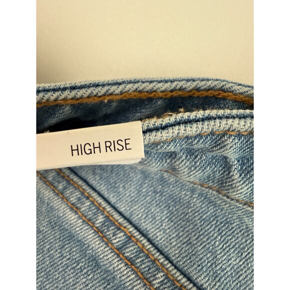 Victoria's Secret Denim by PINK High Rise Zip Fly Cut Off Short Blue Size 2 NWT - Picture 16 of 16